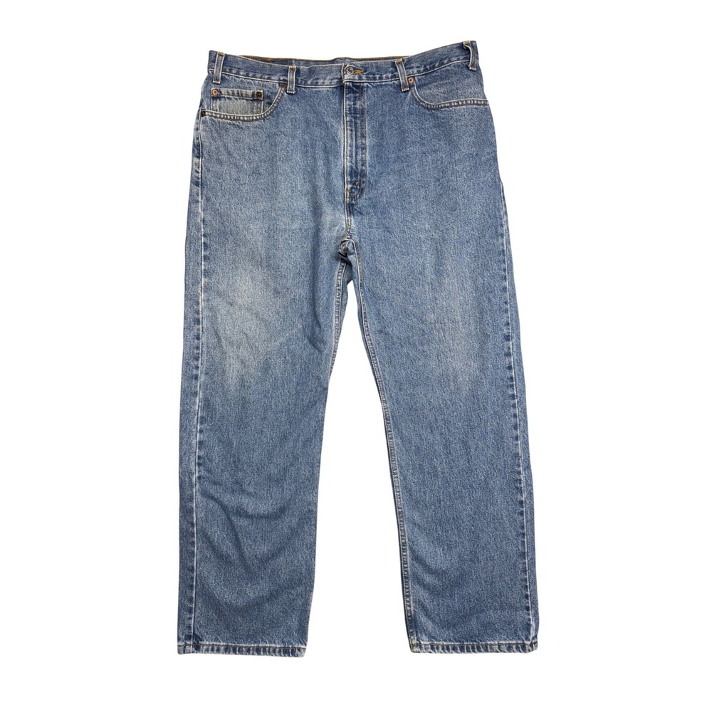 Vintage Levis 505 Regular Fit Straight Leg Jeans‎ Mens 40x30 Blue Made in Canada